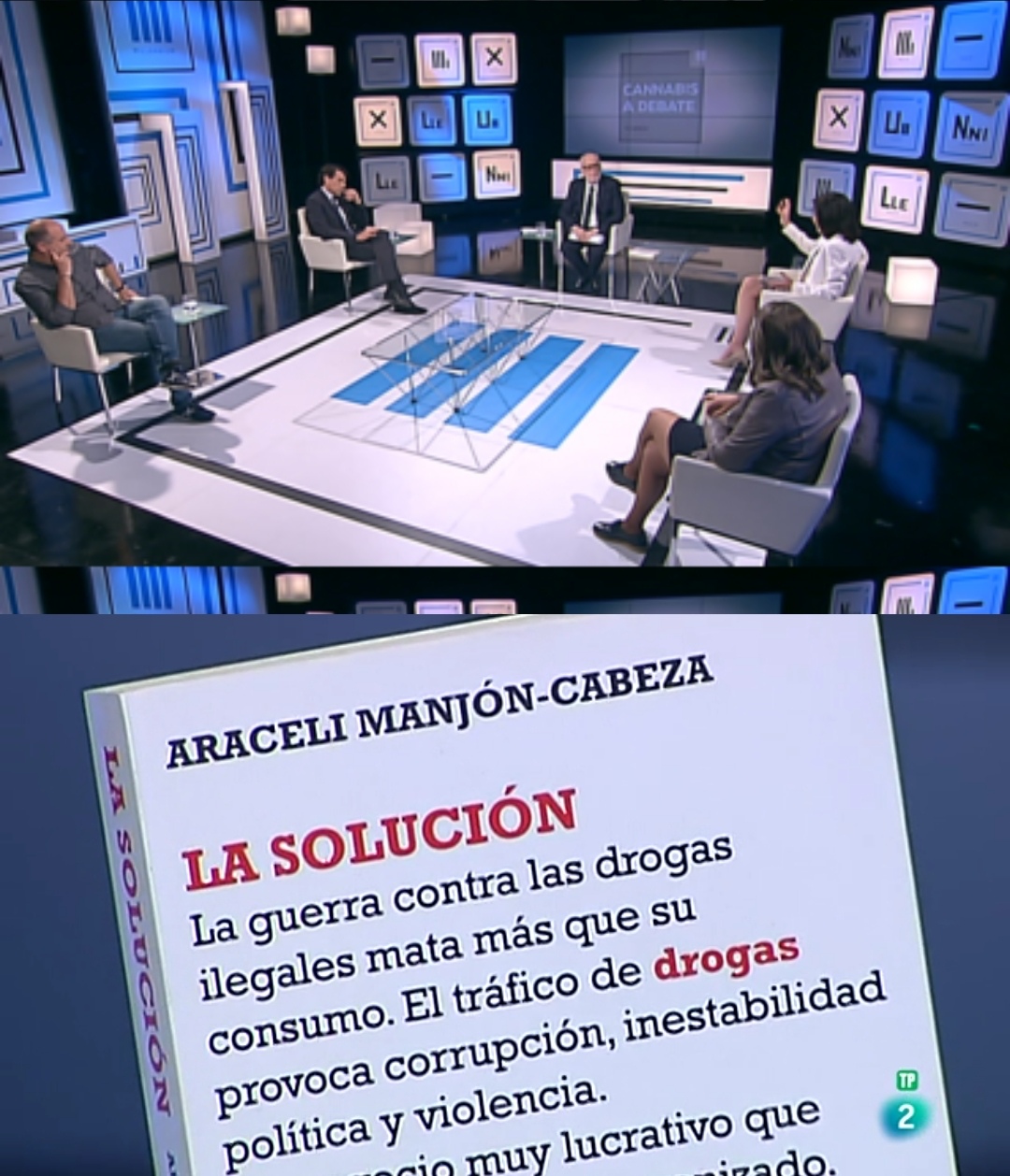 «Cannabis a debate», programa Millennium, con la participación de Araceli Manjón-Cabeza
