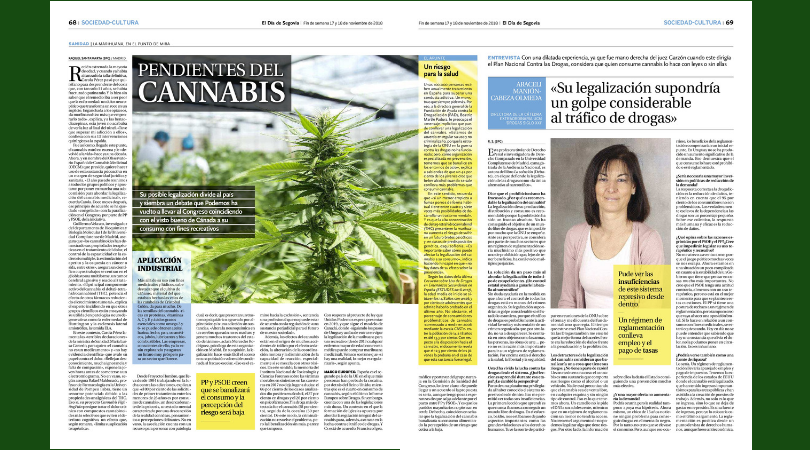 LA MARIHUANA, EN EL PUNTO DE MIRA, entrevista a la Profa. Araceli Manjón-Cabeza