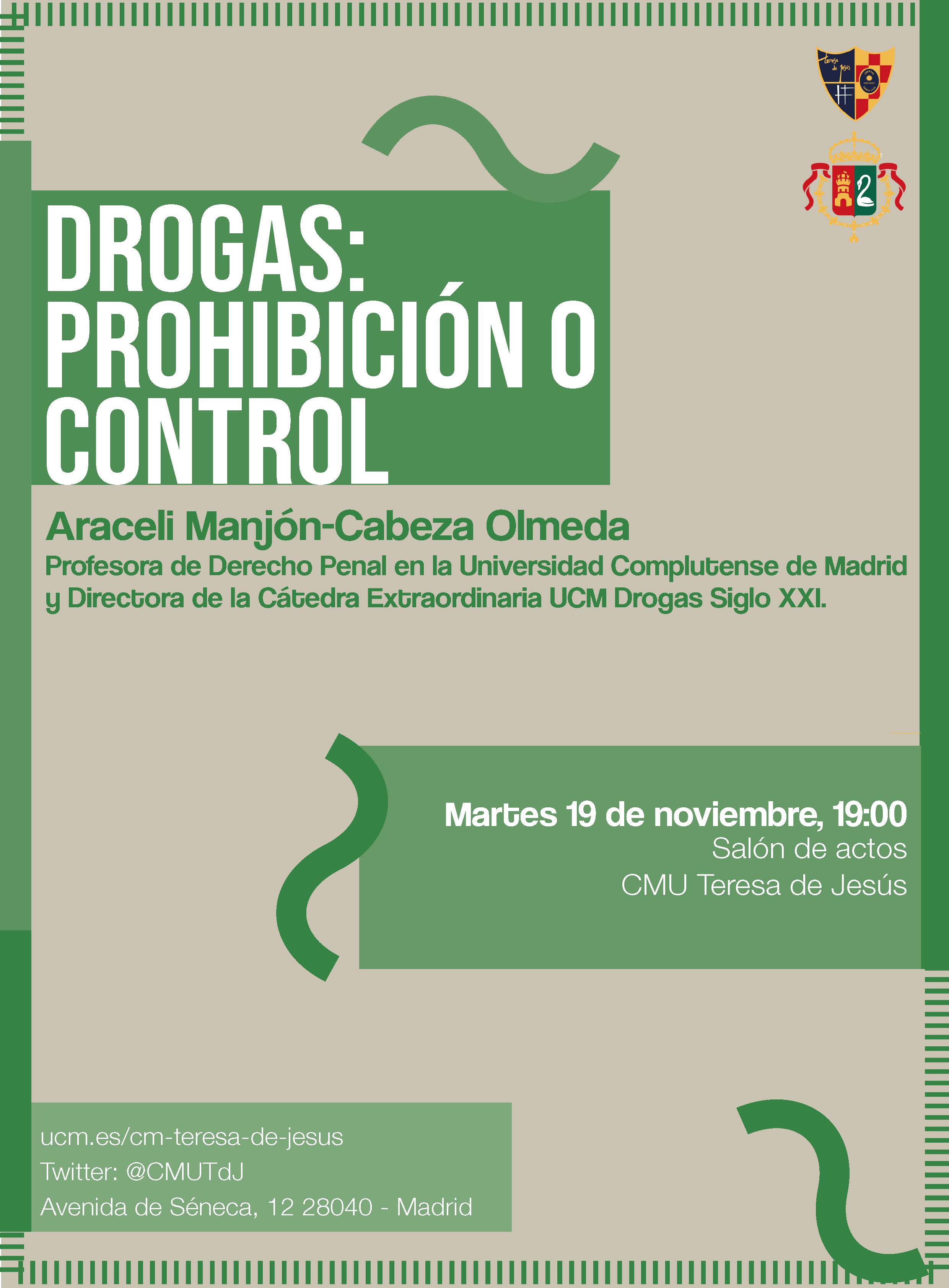 DROGAS: PROHIBICIÓN O CONTROL