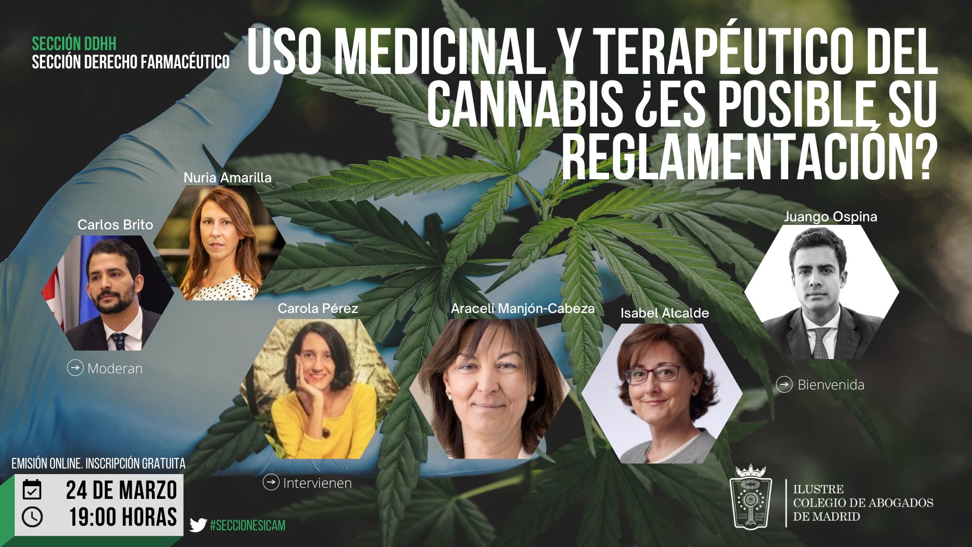 Jornada: “Uso medicinal y terapéutico del cannabis: ¿es posible su reglamentación?”