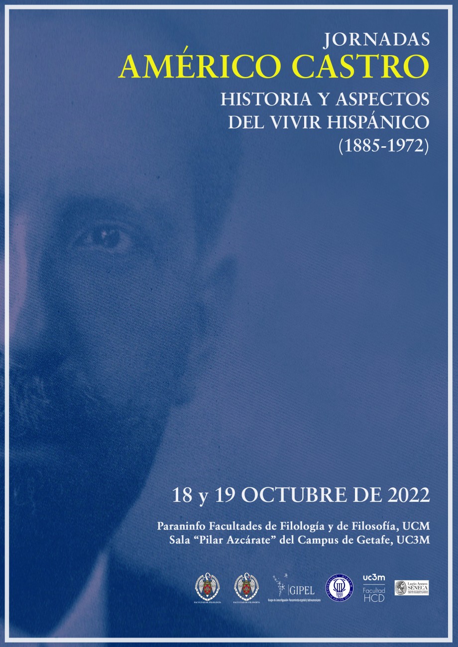 Jornadas 'Américo Castro. Historia y aspectos del vivir hispánico (1885-1972)'