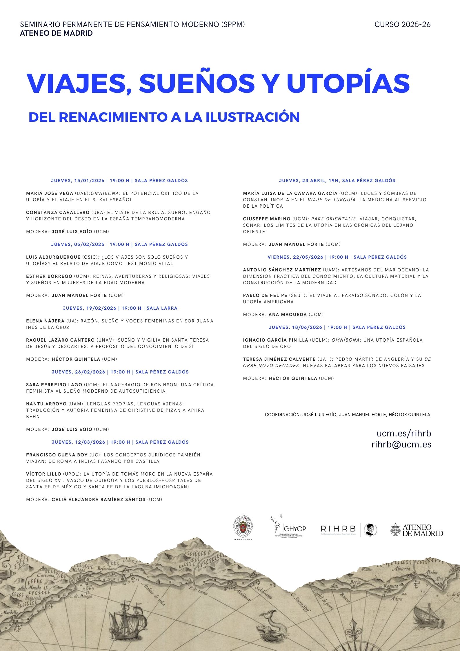 Seminario Permanente de Pensamiento Moderno (SPPM) | Curso 2025-2026