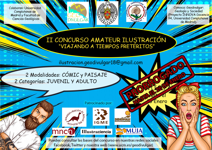 ¡Prorrogamos la Convocatoria de la II EDICIÓN DEL CONCURSO AMATEUR DE ILUSTRACIÓN “VIAJANDO A TIEMPOS PRETÉRITOS” hasta el 20 de enero!