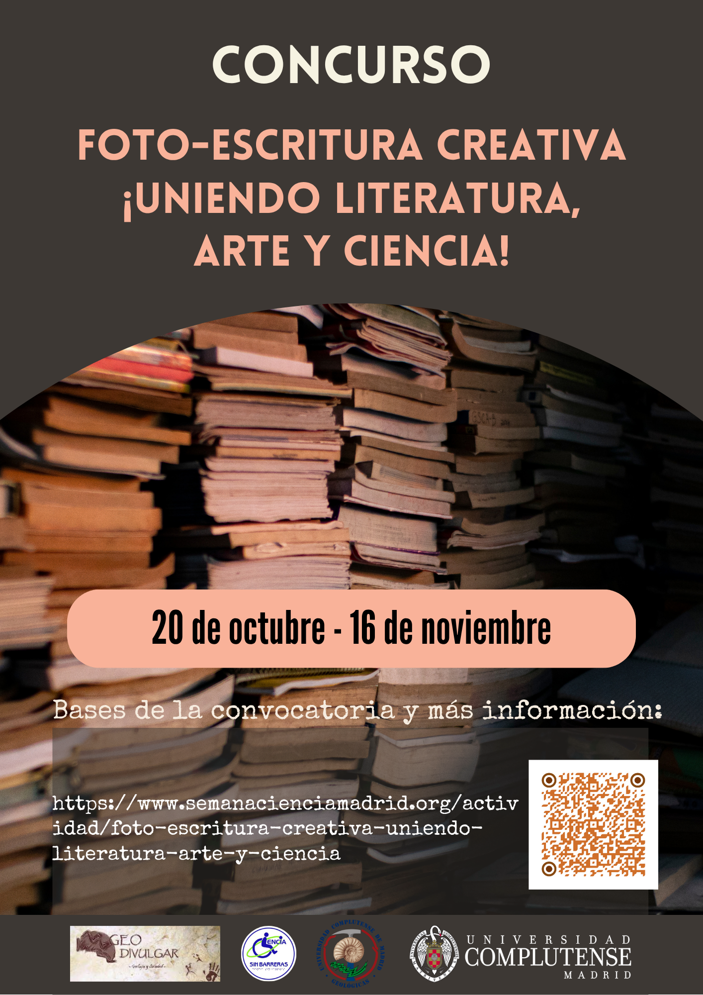 Resolución del Concurso "Foto-escritura creativa ¡uniendo literatura, arte y ciencia!" Semana de la Ciencia y la Innovación 2025