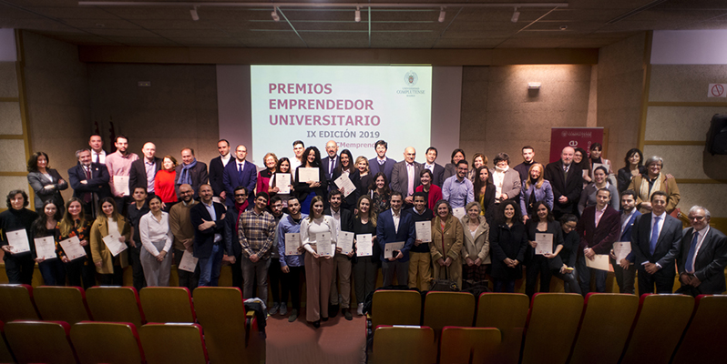 Entregada la IX edición de los Premios Emprendedor Universitario UCM