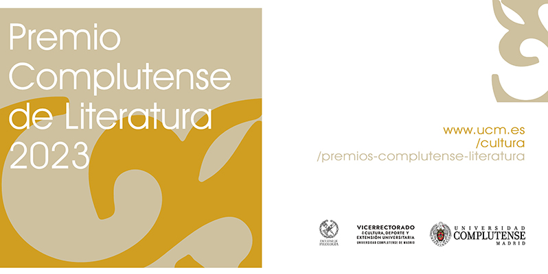 Premio Complutense de Literatura 2023. Presentación de originales, hasta el 3 de febrero