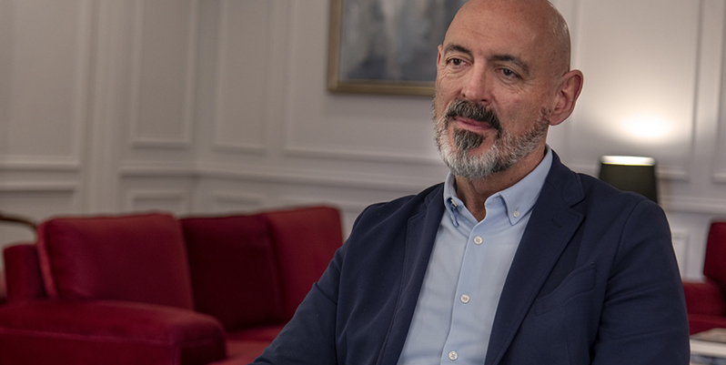 Entrevista al candidato a rector Joaquín Goyache, en Tribuna Complutense
