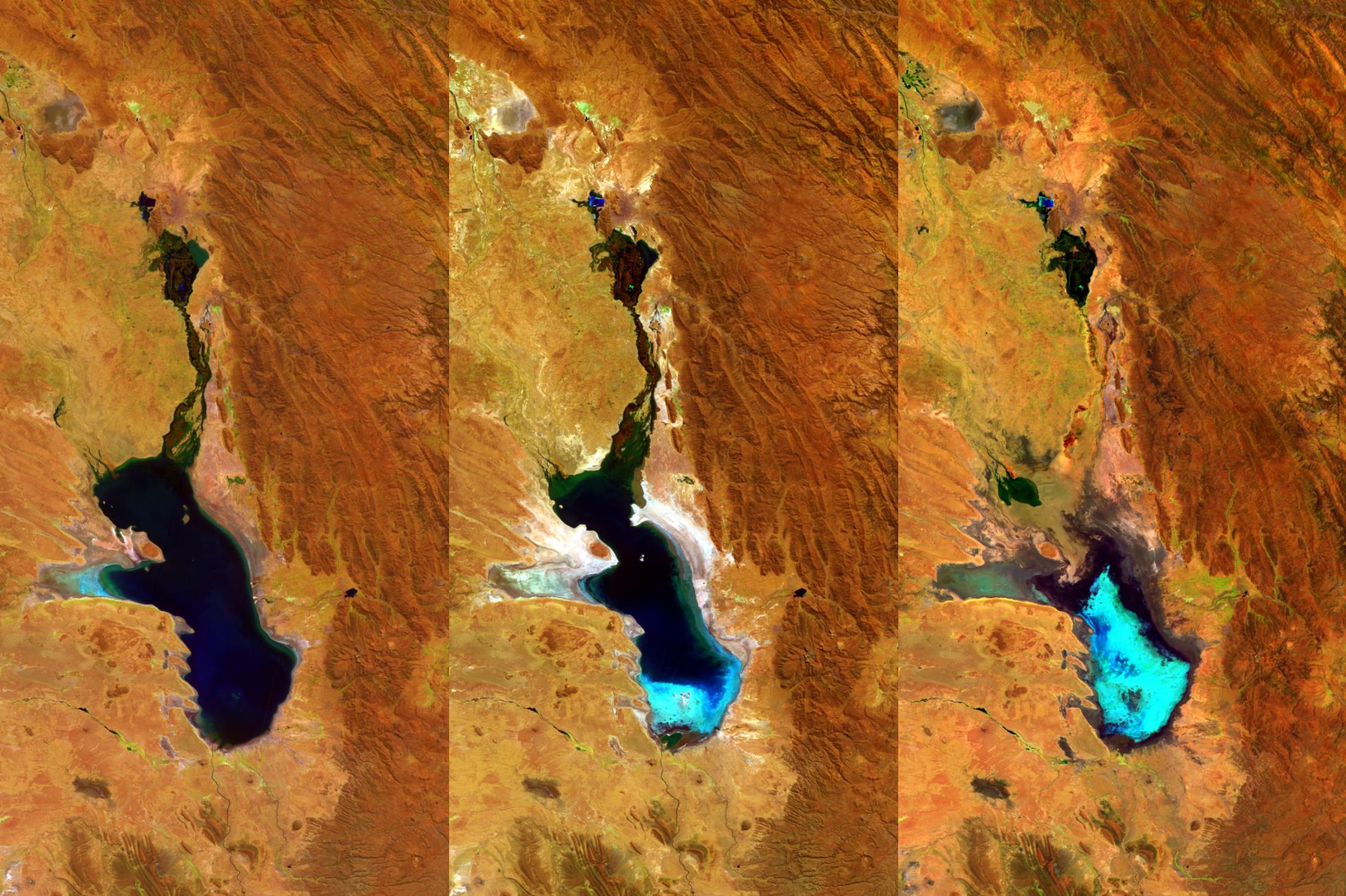 UN SATÉLITE DE LA ESA MUESTRA LA DESECACIÓN DEL LAGO BOLIVIANO POOPÓ