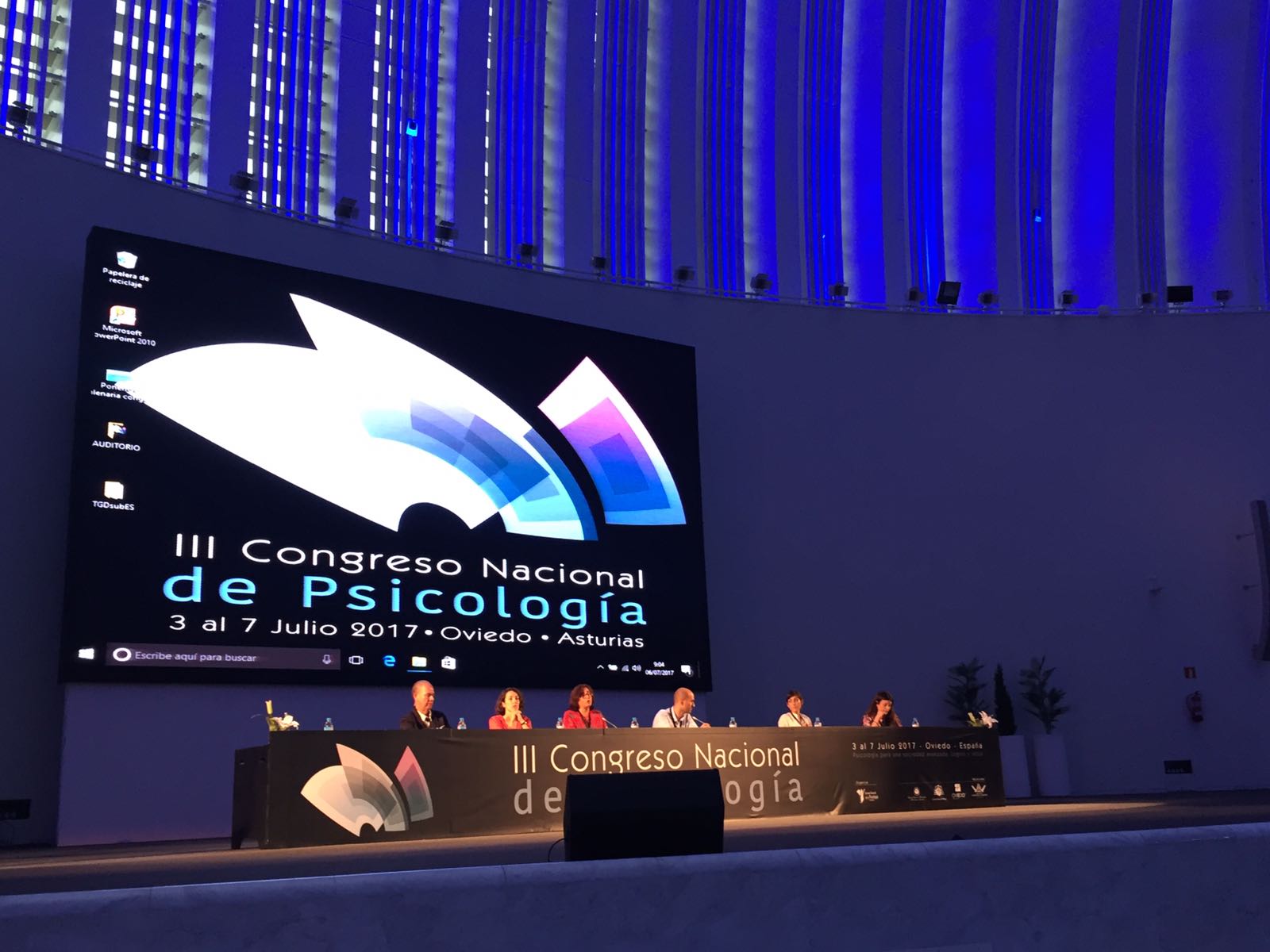Participación en el III Congreso Nacional de Psicología de Oviedo