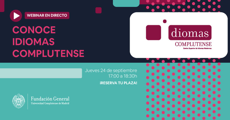 Descubre la programación de Idiomas Complutense el próximo jueves