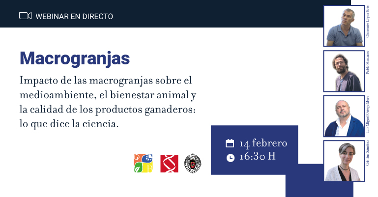 Vuelve a ver el webinar sobre el Impacto de las macrogranjas en el medioambiente, el bienestar animal y la calidad de los productos ganaderos: lo que dice la ciencia