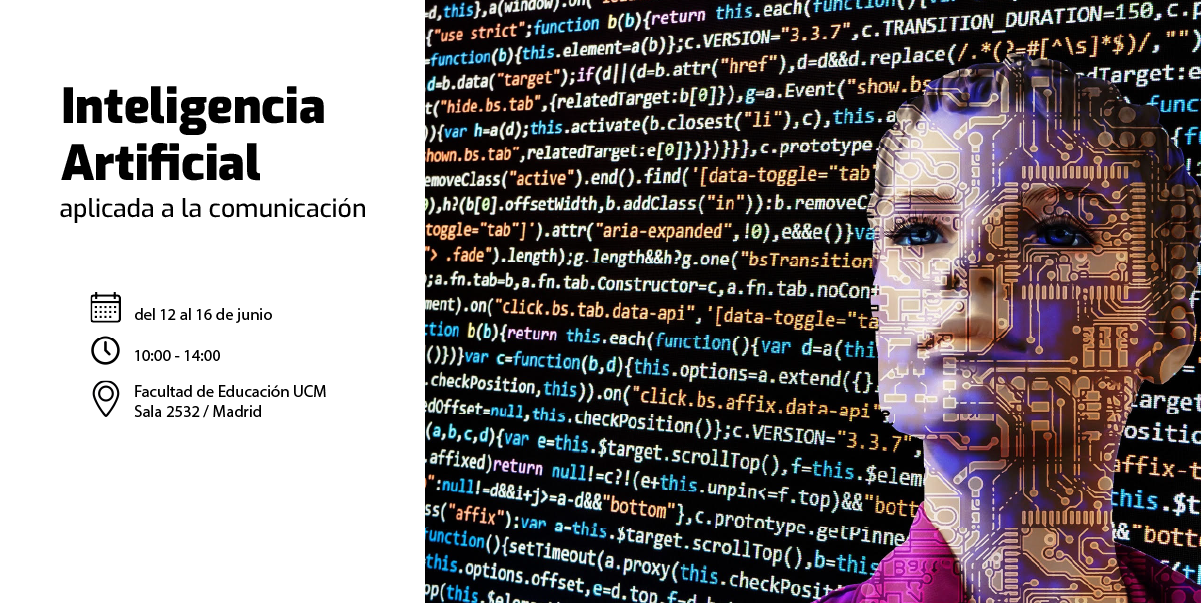 ¡Inscríbete en el curso: Inteligencia Artificial aplicada a la comunicación!