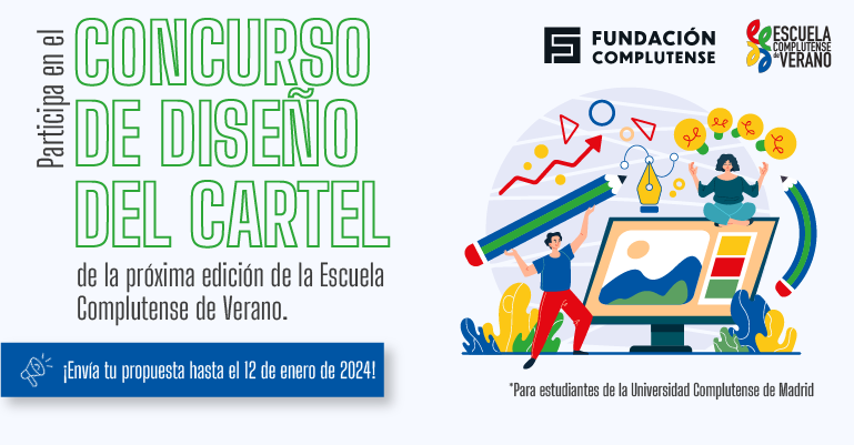 Bases del concurso de diseño del  cartel de la Escuela Complutense de Verano 2024