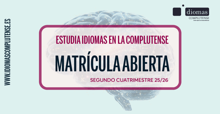 Idiomas Complutense abre la matrícula para los cursos del 2º cuatrimestre 