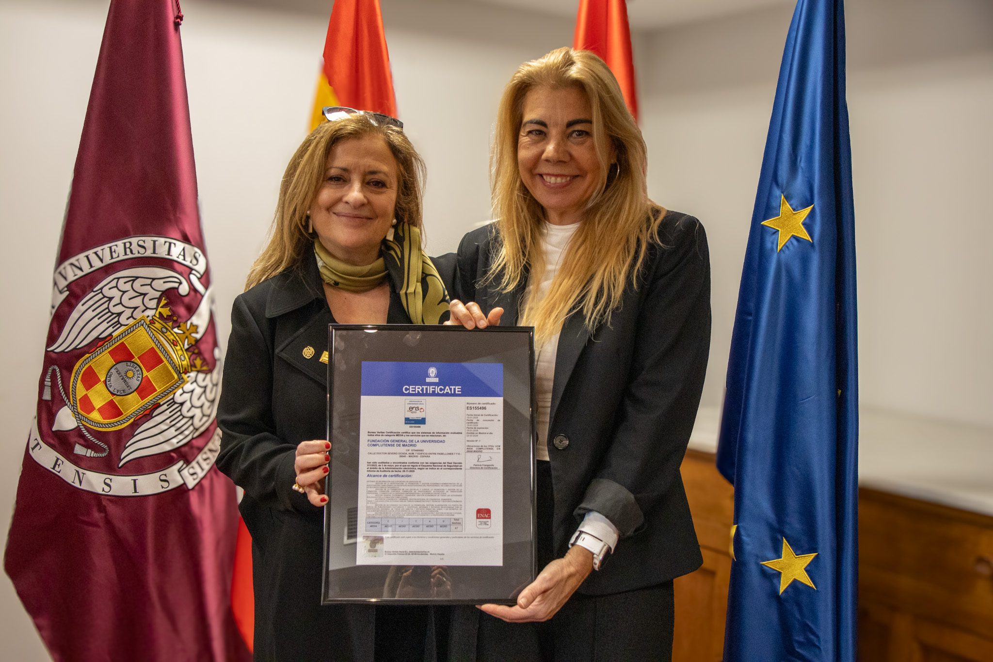 La Fundación Complutense obtiene la certificación del Esquema Nacional de Seguridad, tras una auditoría de Bureau Veritas - 3