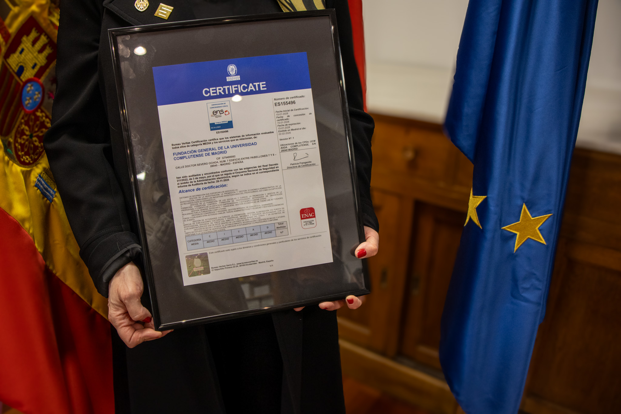 La Fundación Complutense obtiene la certificación del Esquema Nacional de Seguridad, tras una auditoría de Bureau Veritas - 4