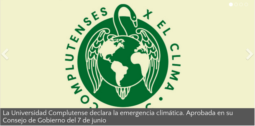 La Universidad Complutense de Madrid declara la emergencia climática