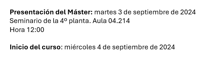 Inicio curso