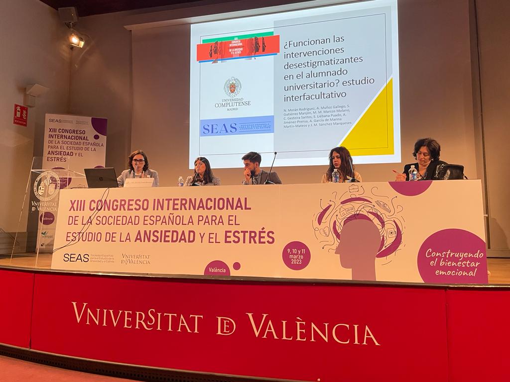 Nuestro equipo de investigación participa con tres simposios en el XIII Congreso Internacional de la Sociedad Española para el Estudio de la Ansiedad y el Estrés (SEAS) - 6