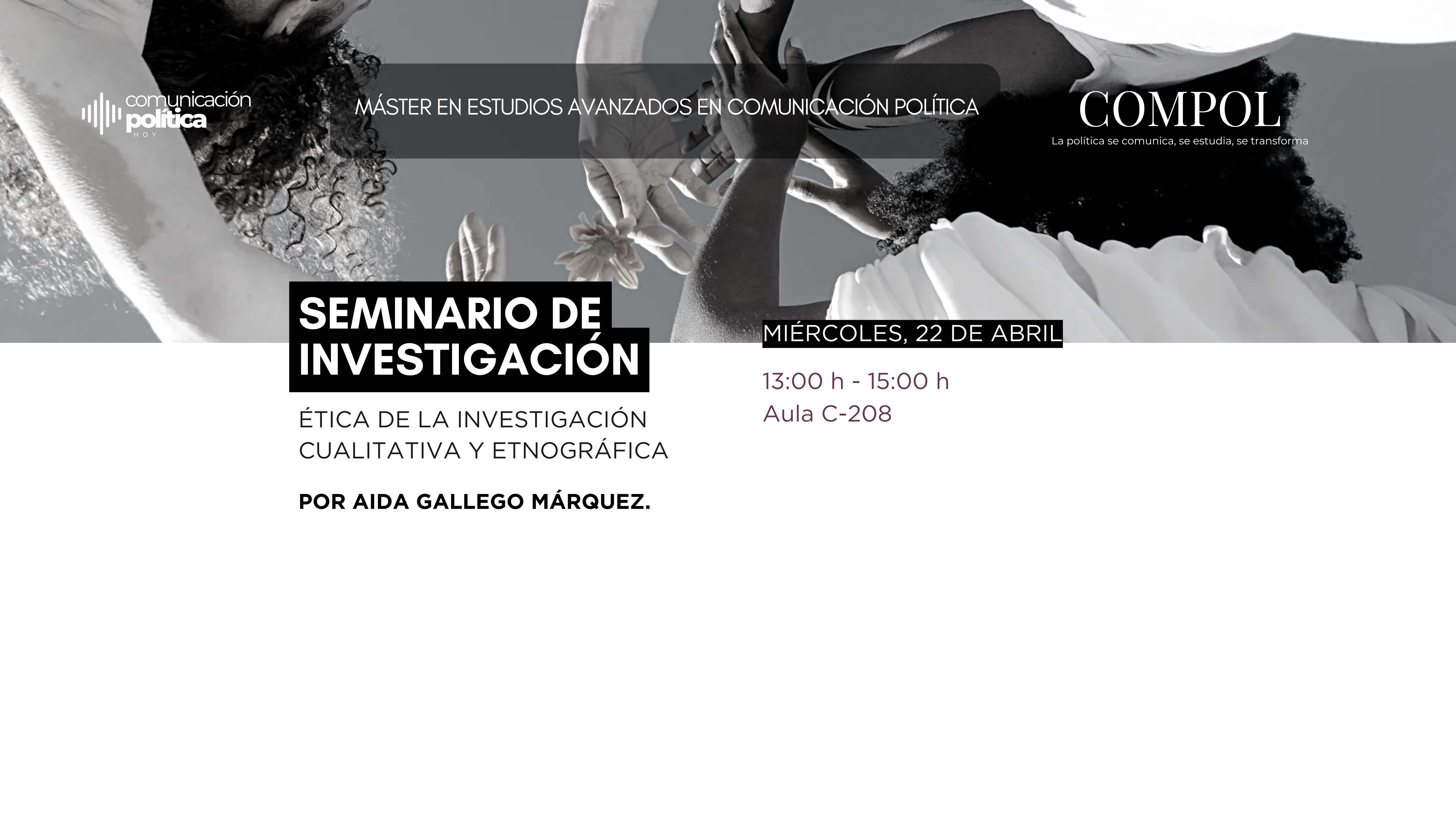 Seminario: Ética de la investigación cualitativa y etnográfica