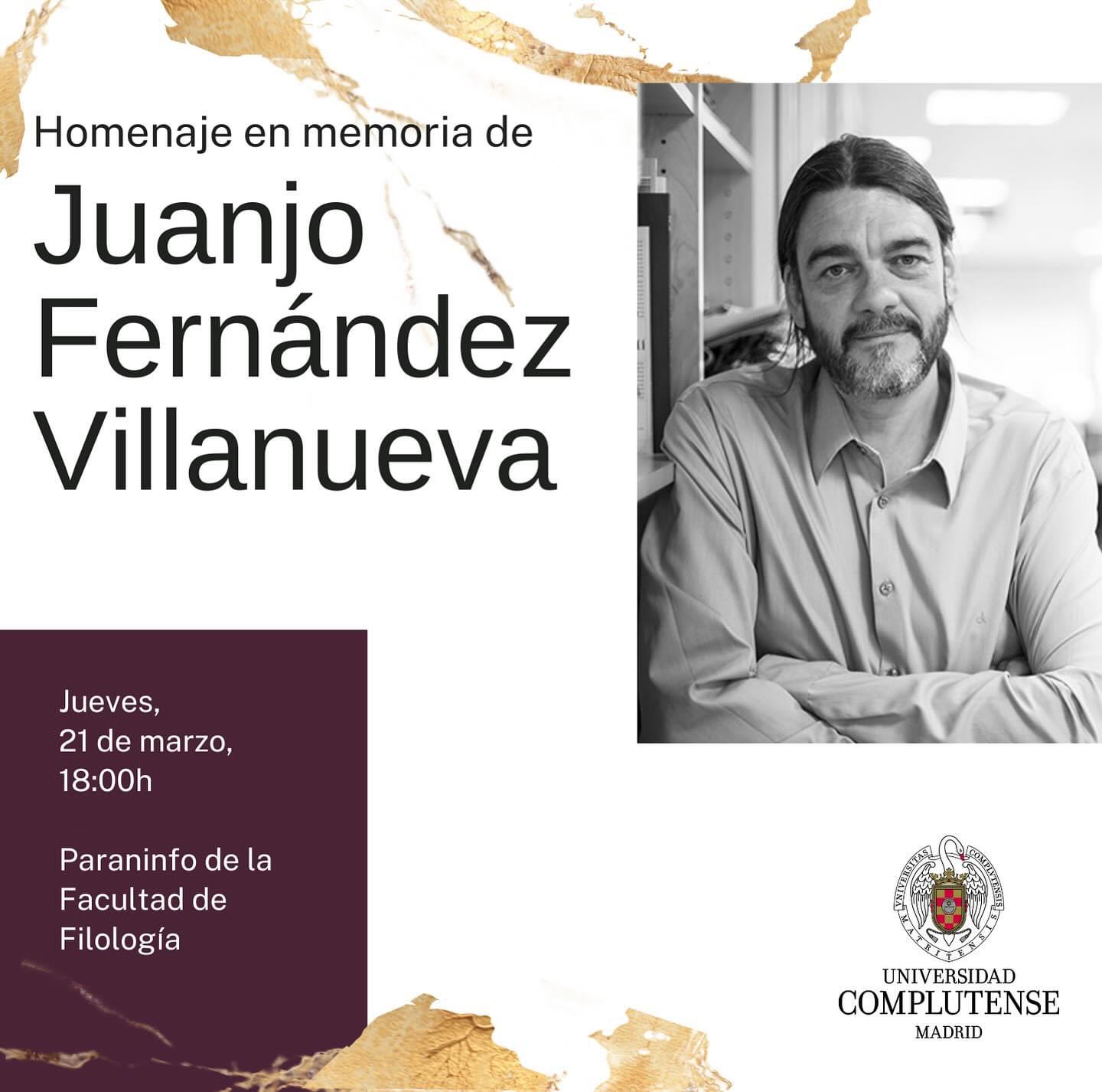 Homenaje en memoria de Juanjo Fernández Villanueva