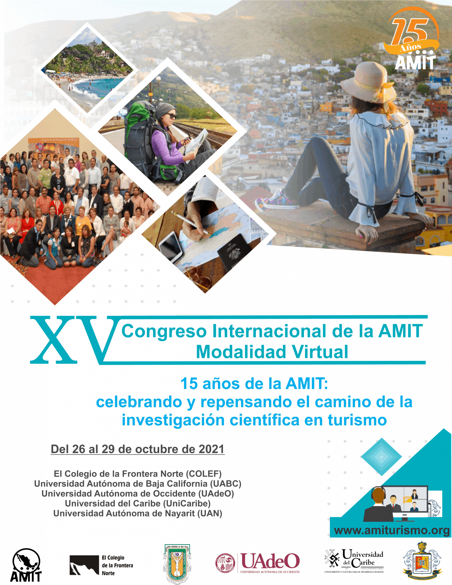 XV Congreso Internacional de la AMIT. Modalidad Virtual. 26-29 octubre de 2021 - 2