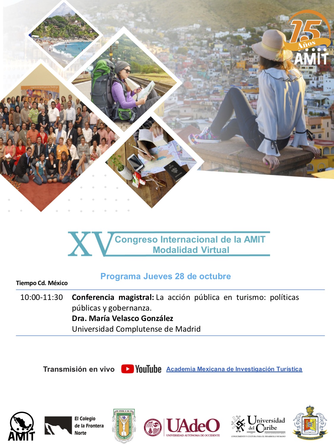 XV Congreso Internacional de la AMIT. Modalidad Virtual. 26-29 octubre de 2021 - 5