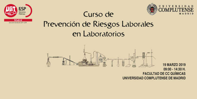 Curso PREVENCIÓN DE RIESGOS LABORALES EN LABORATORIOS