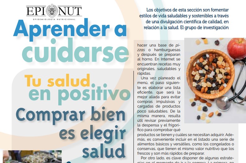 Nuevo "Aprender a Cuidarse" sobre la compra saludable