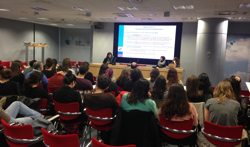 Los alumnos del Máster en Cooperación Internacional del IUDC-UCM visitan la SEGIB 