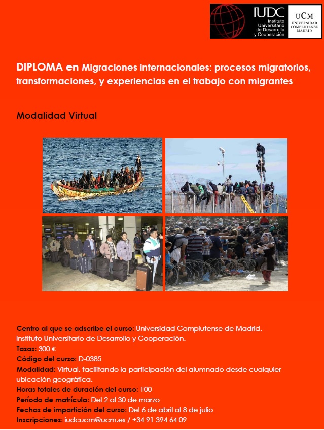 “Migraciones internacionales: procesos migratorios,  transformaciones y experiencias en el trabajo con  migrantes”
