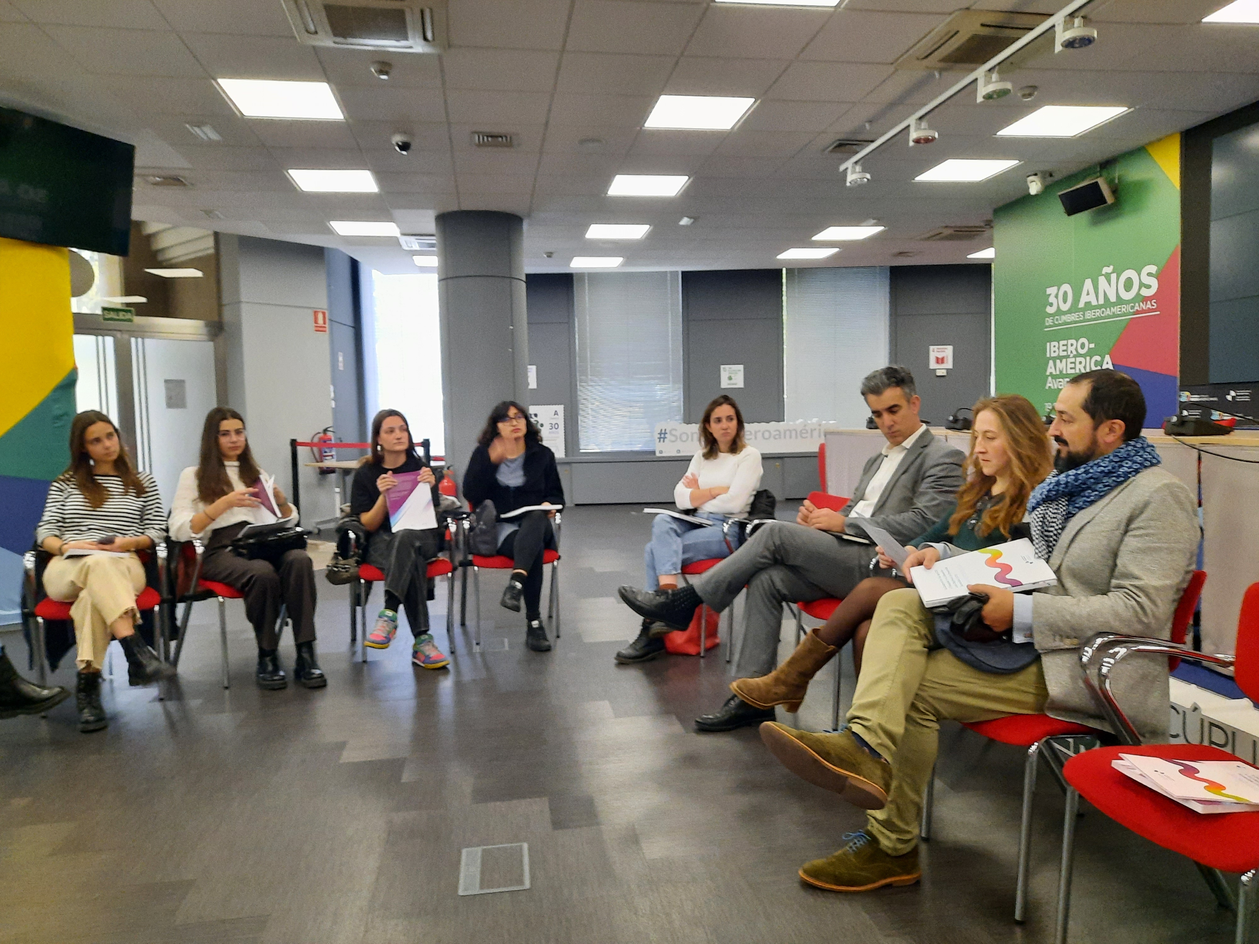 Los alumnos y alumnas del Máster visitan la SEGIB
