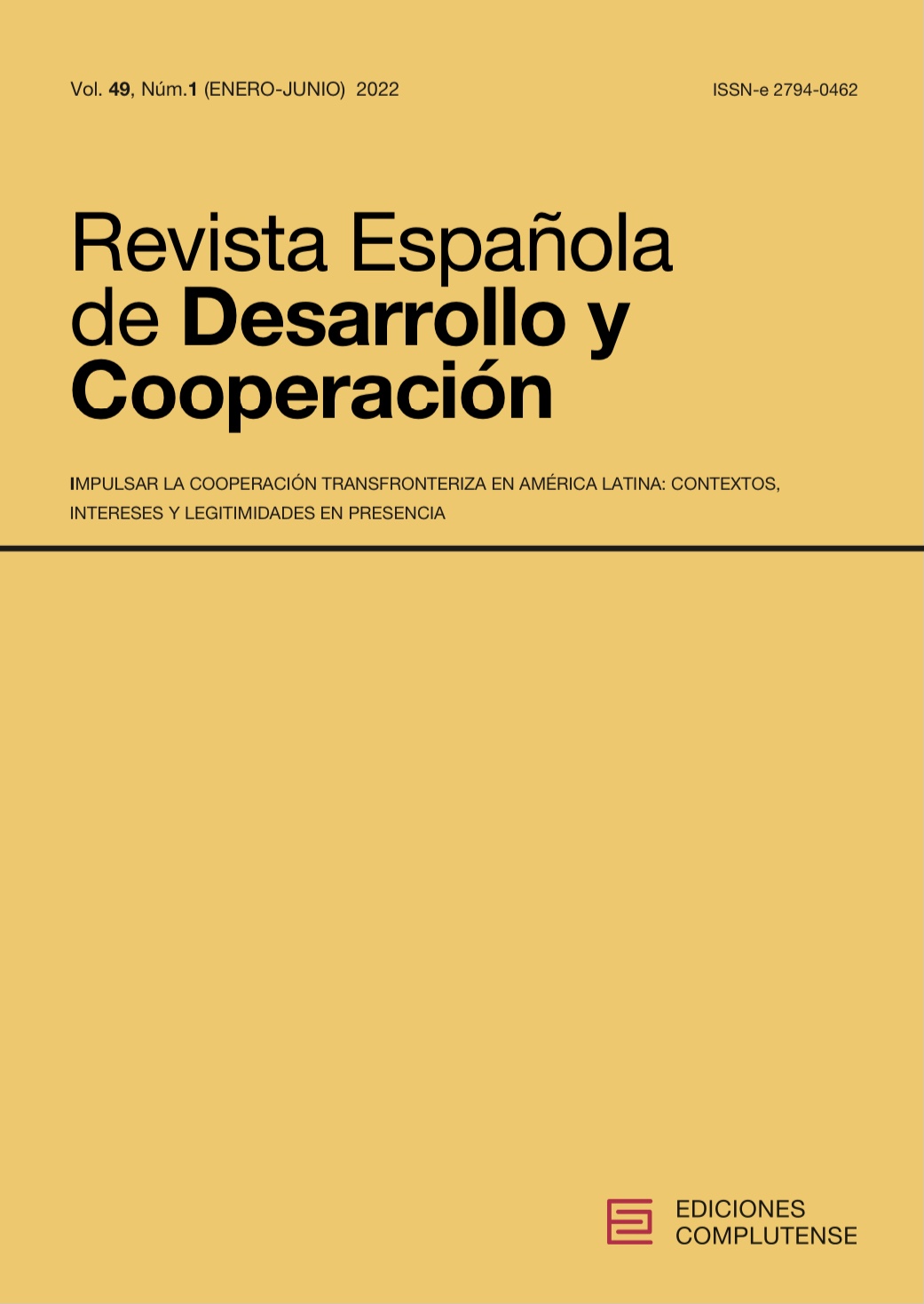 La Revista Española de Desarrollo y Cooperación está en el Catálogo Complutense