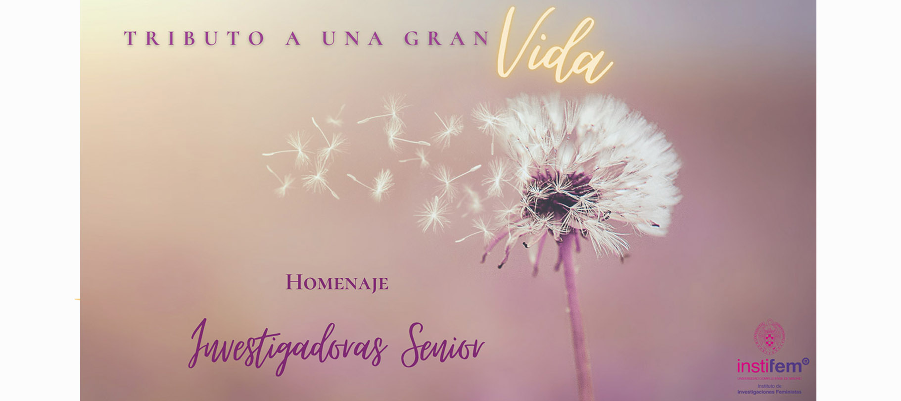Homenaje a Investigadoras Senior. El 26 de septiembre a las 16h en la Facultad de Educación de la UCM