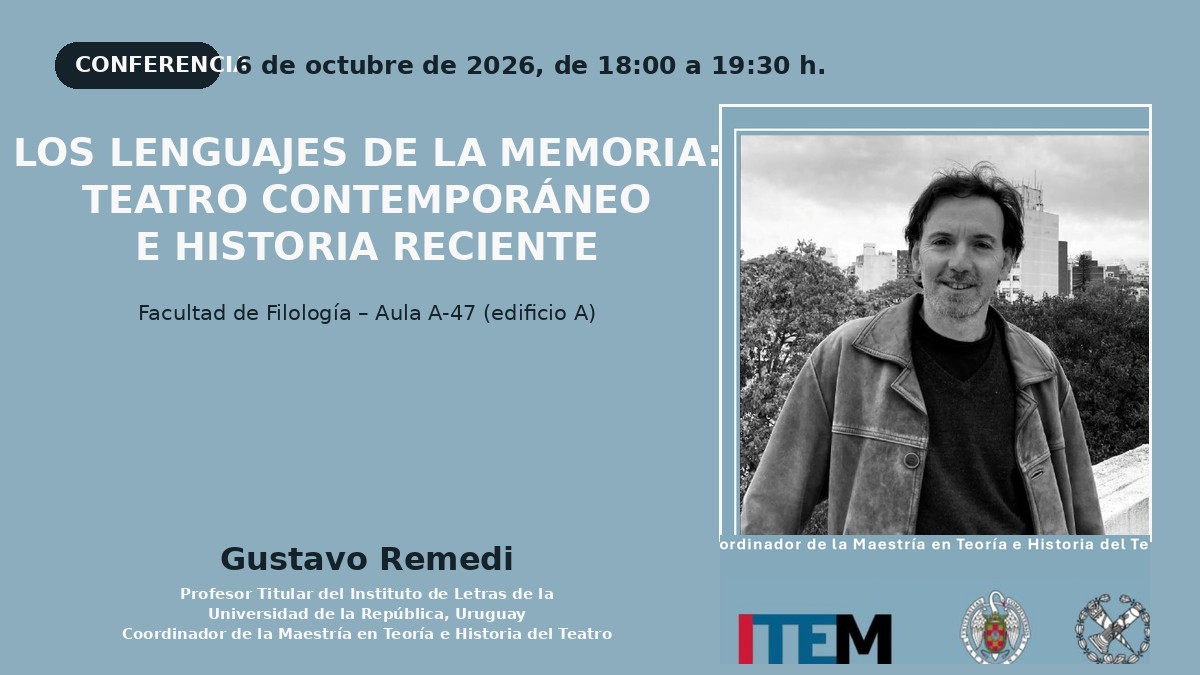 Gustavo Remedi en la Facultad de Filología