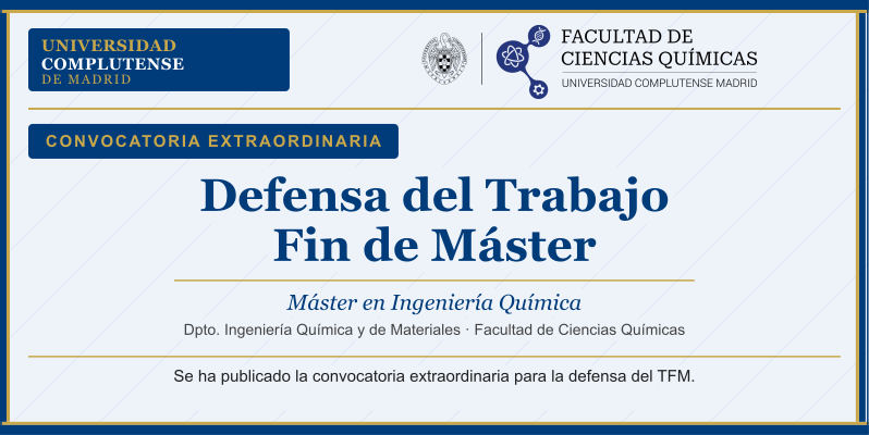 Convocatoria Extraordinaria TFM