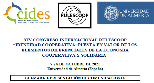 Coordinación del Eje Temático “Emprender con valores: emprendimiento social” en el XIV Congreso Internacional de RULESCOOP