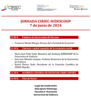 07/06: Jornada CIRIEC -  IUDESCOOP