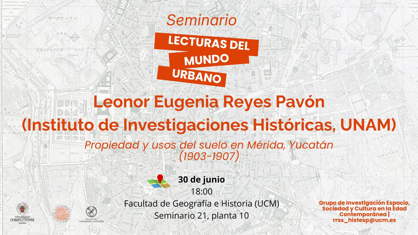 Os invitamos a la próxima sesión de Lecturas del mundo urbano, uno de los seminarios permanentes del grupo. ¡No faltéis! 