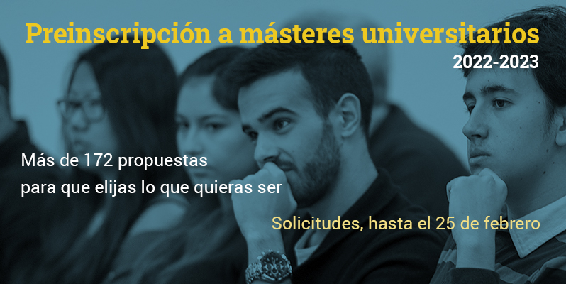 Preinscripción Máster de Museos y Patrimonio curso 2022-2023