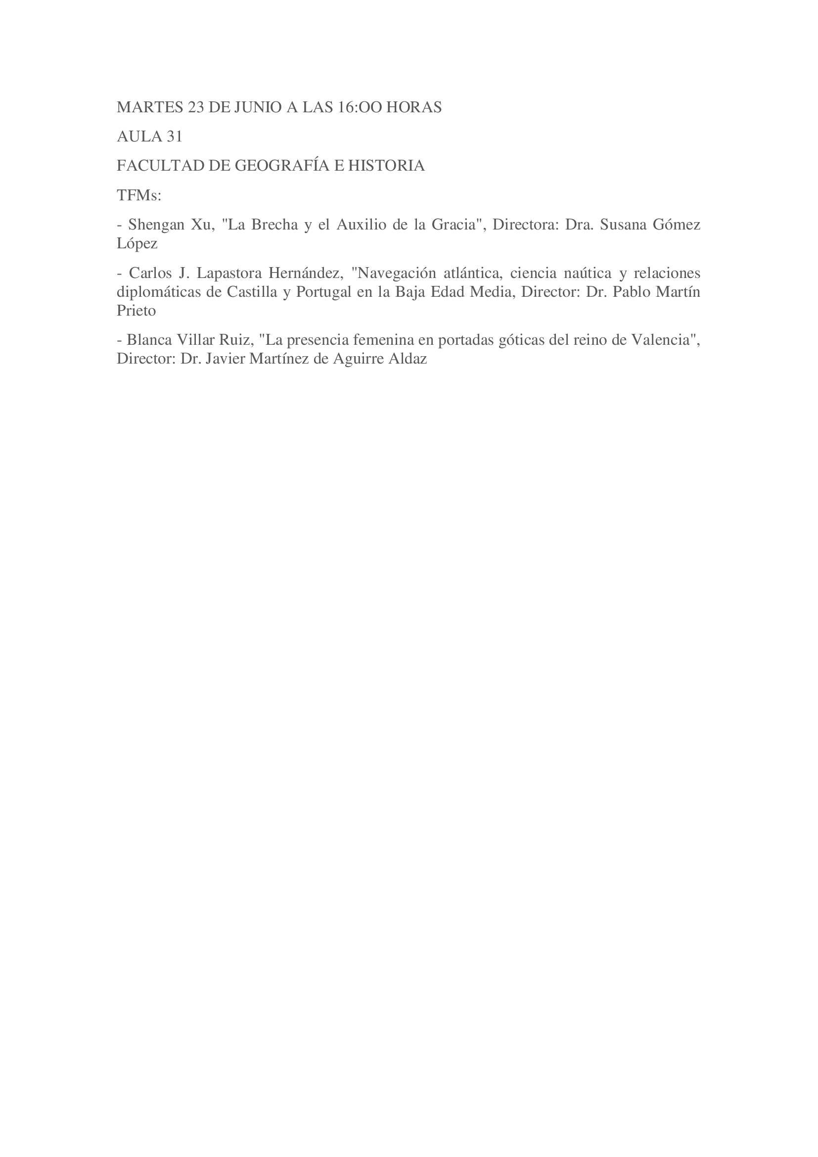 Defensa de TFM junio 2026