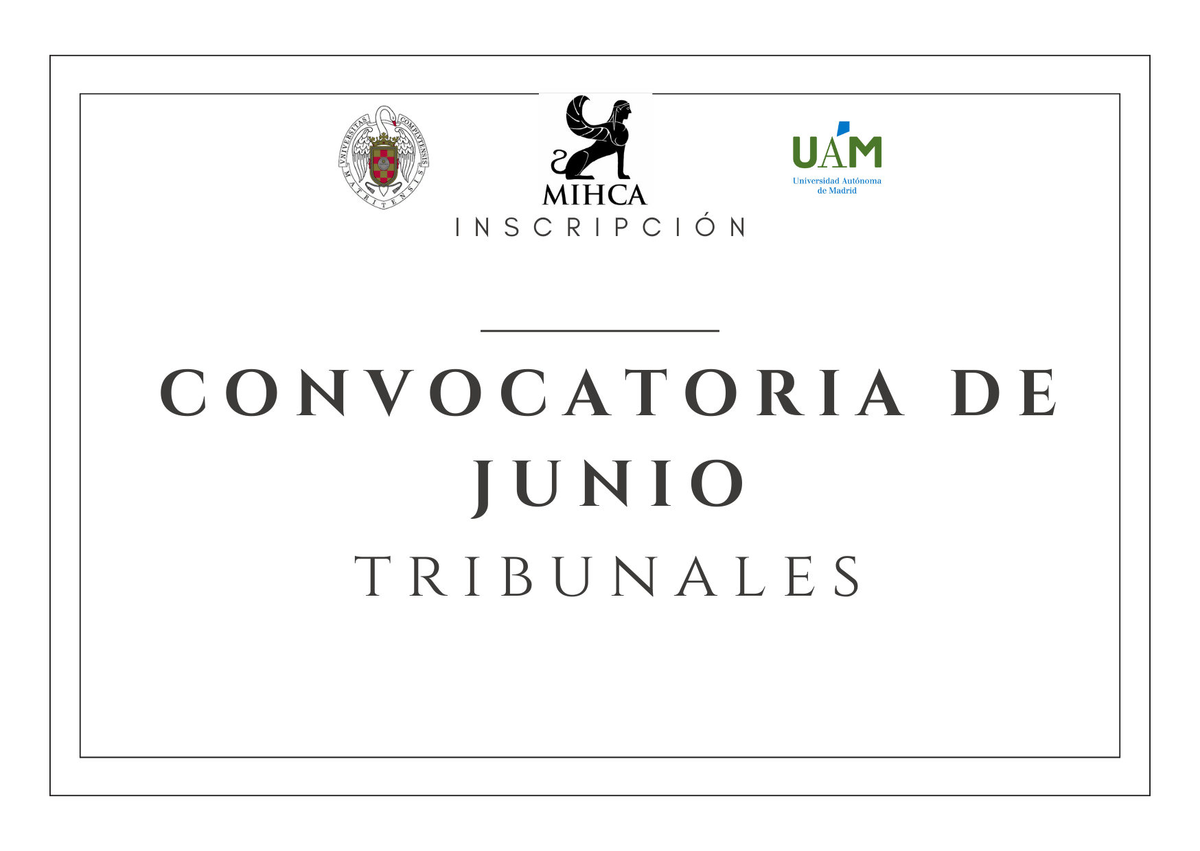 Consulta los tribunales de TFM (convocatoria de junio)  