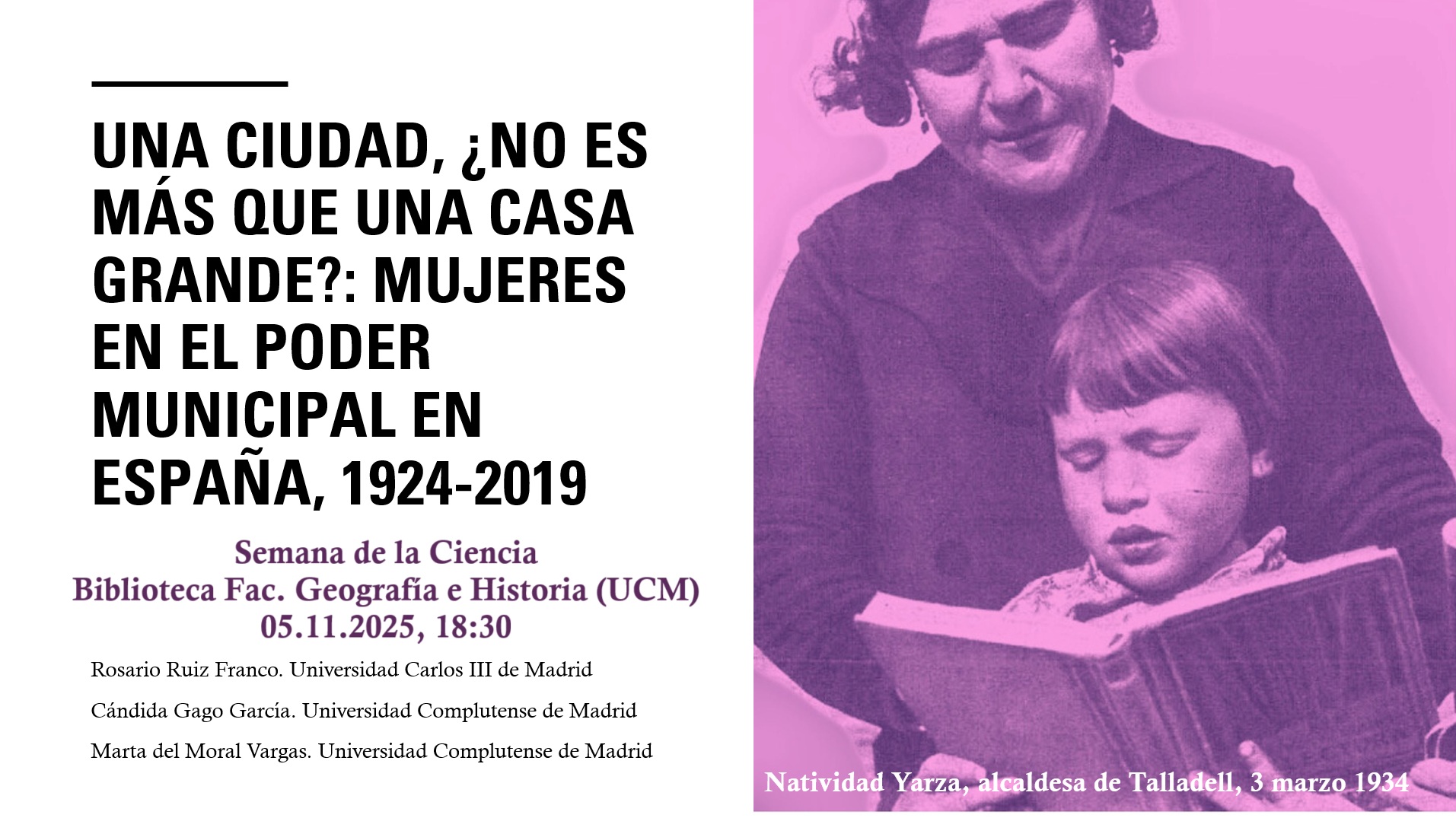 Panel de conferencias y debate en la XXV Semana de la Ciencia y la innovación, 2025