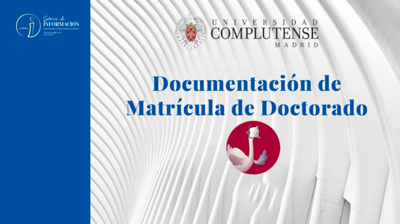 Documentación matrícula de Doctorado UCM