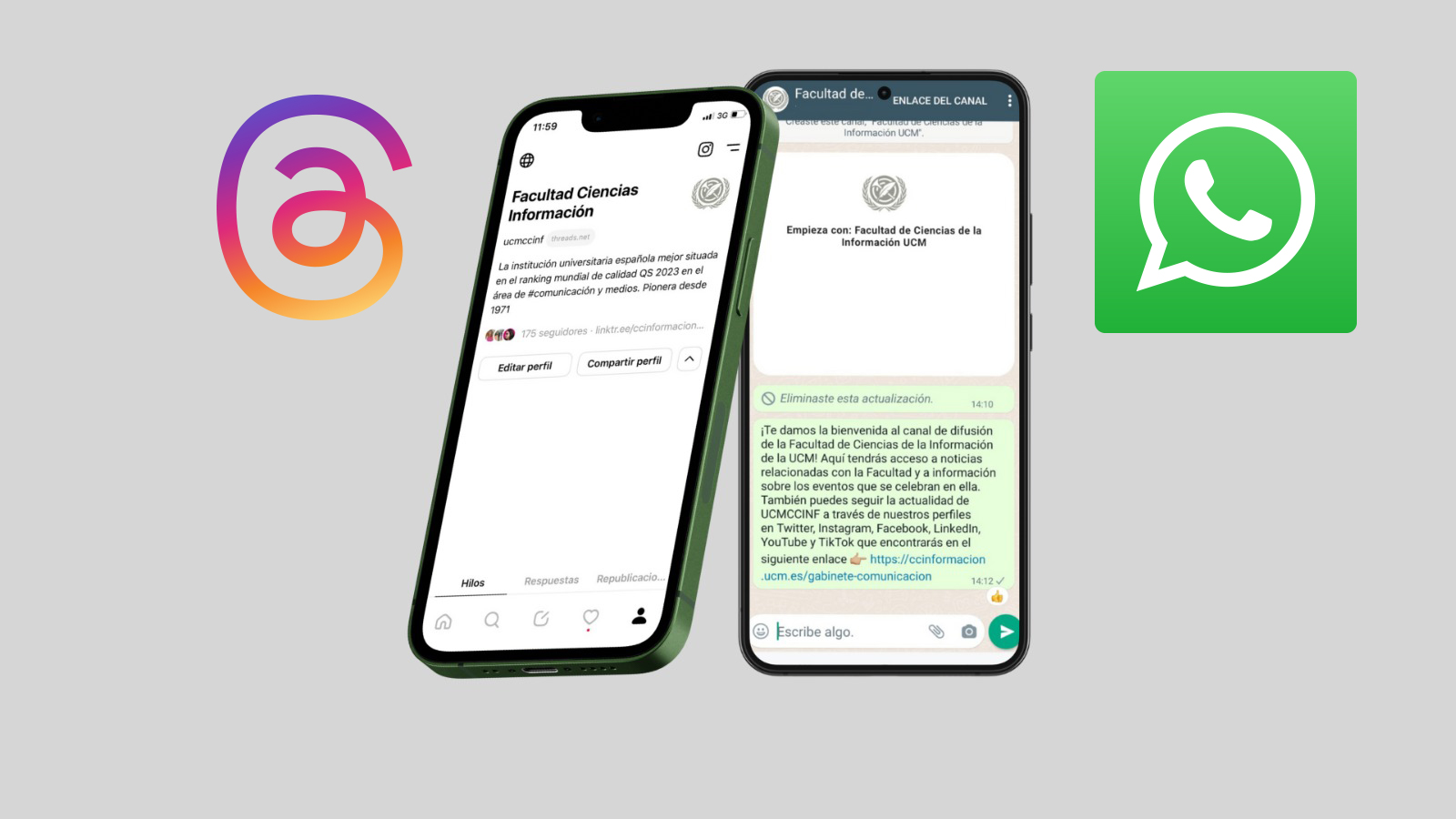 La Facultad se suma a Threads y estrena canal de noticias en WhatsApp