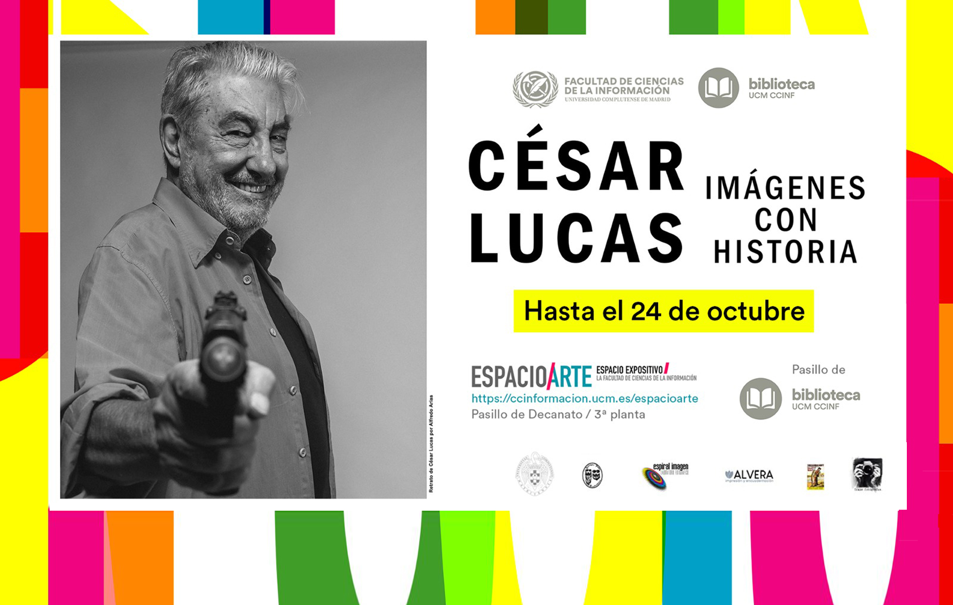"Imágenes con Historia". Exposición de César Lucas en nuestra Facultad.