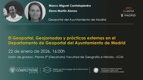 El Geoportal, Geojornadas y prácticas externas en el Departamento de Geoportal del Ayuntamiento de Madrid