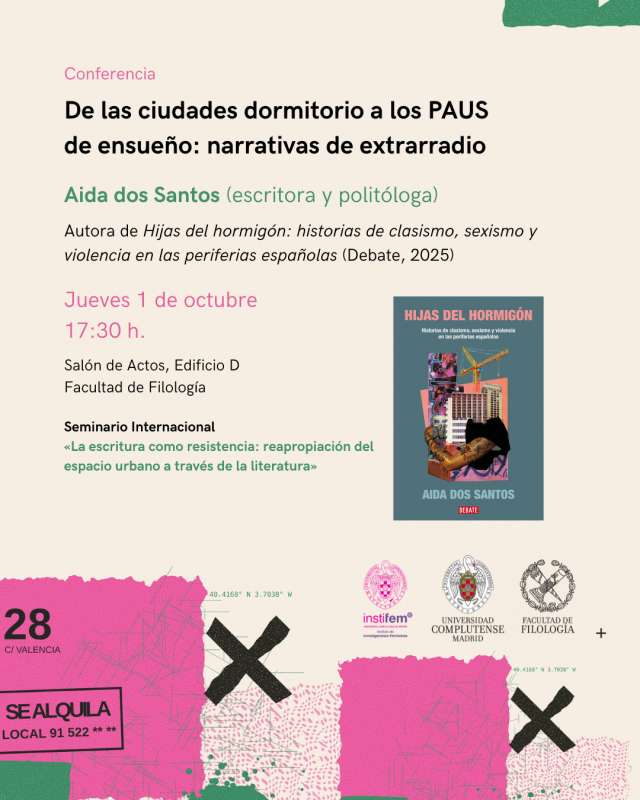 Seminario internacional La escritura como resistencia: reapropiación del espacio urbano a través de la literatura - 1