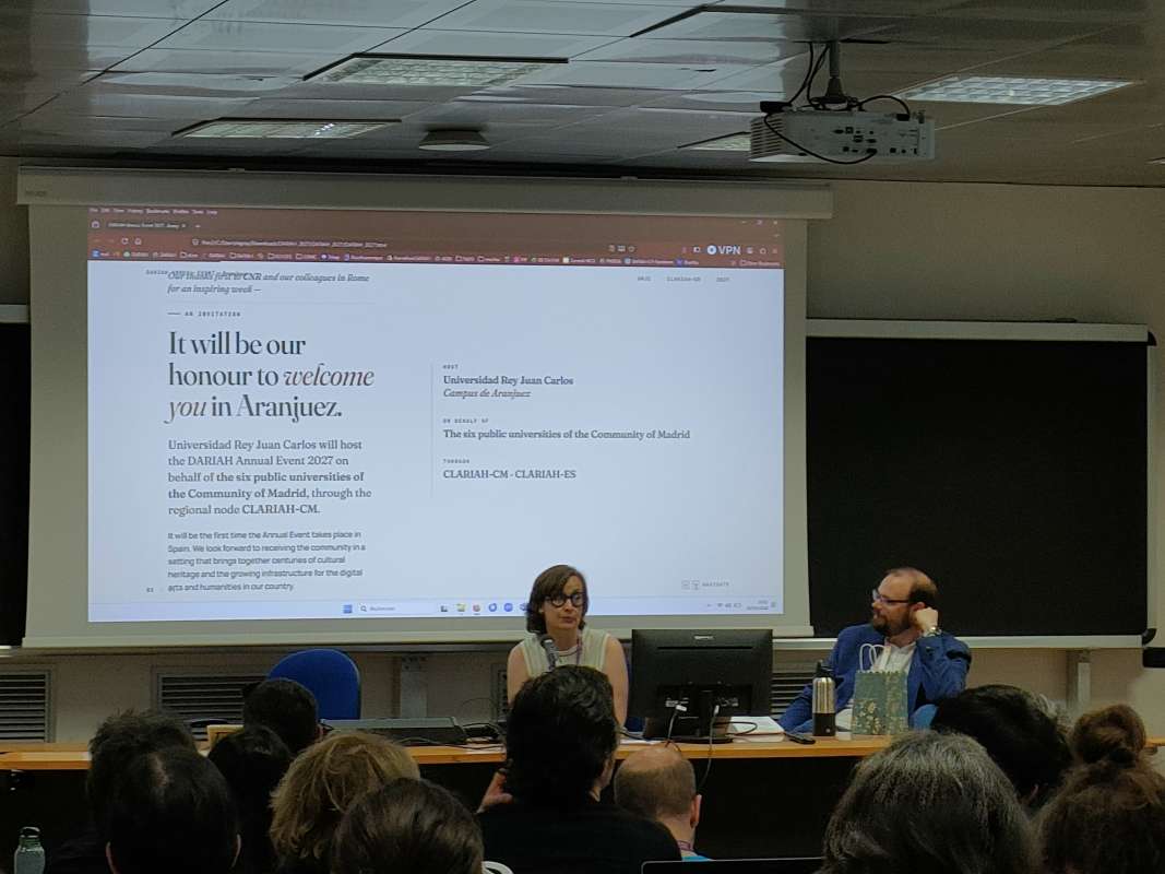 Participación del Nodo CLARIAH-CM en el DARIAH Annual Event 2026 (Roma, Italia) - 3