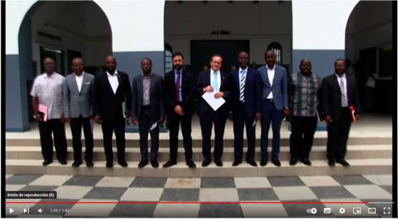 Una delegación de la Universidad Complutense de Madrid visita la UNGE.